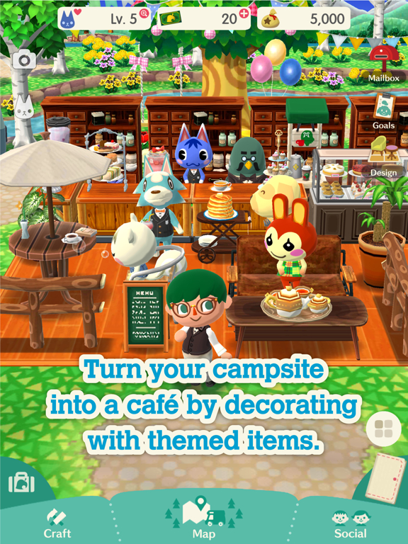 Animal Crossing: Pocket Camp iPad app afbeelding 3