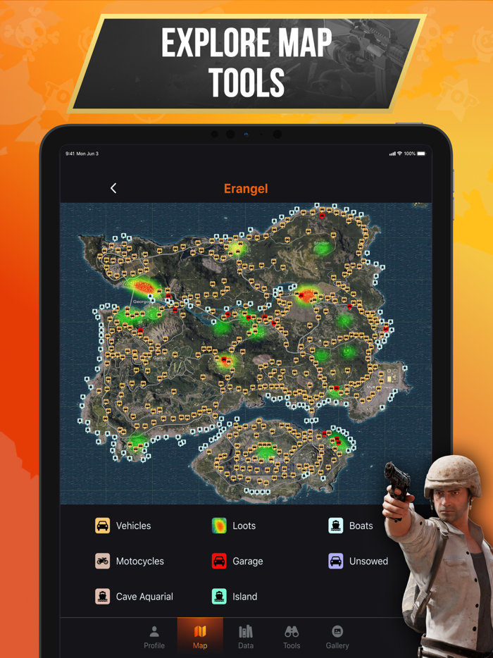 Stats, Hacks  Maps for PUBG