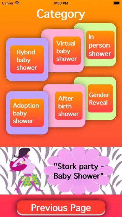 Stork party-Baby Shower