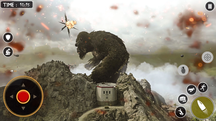 Giant Monster vs Gorilla Rush