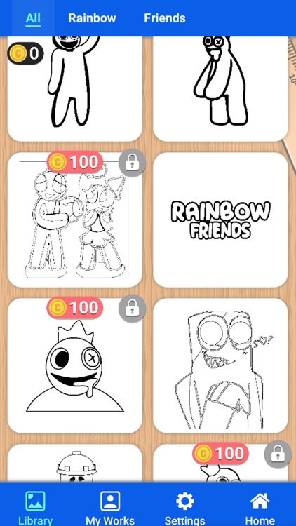 Coloring Rainbow by number screenshot-3