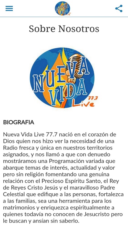 Nueva Vida Live 77.7 screenshot-3