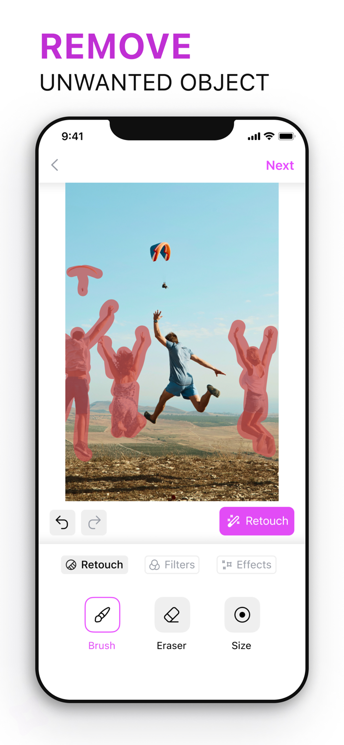 Photo Retouch Filter  Erase
