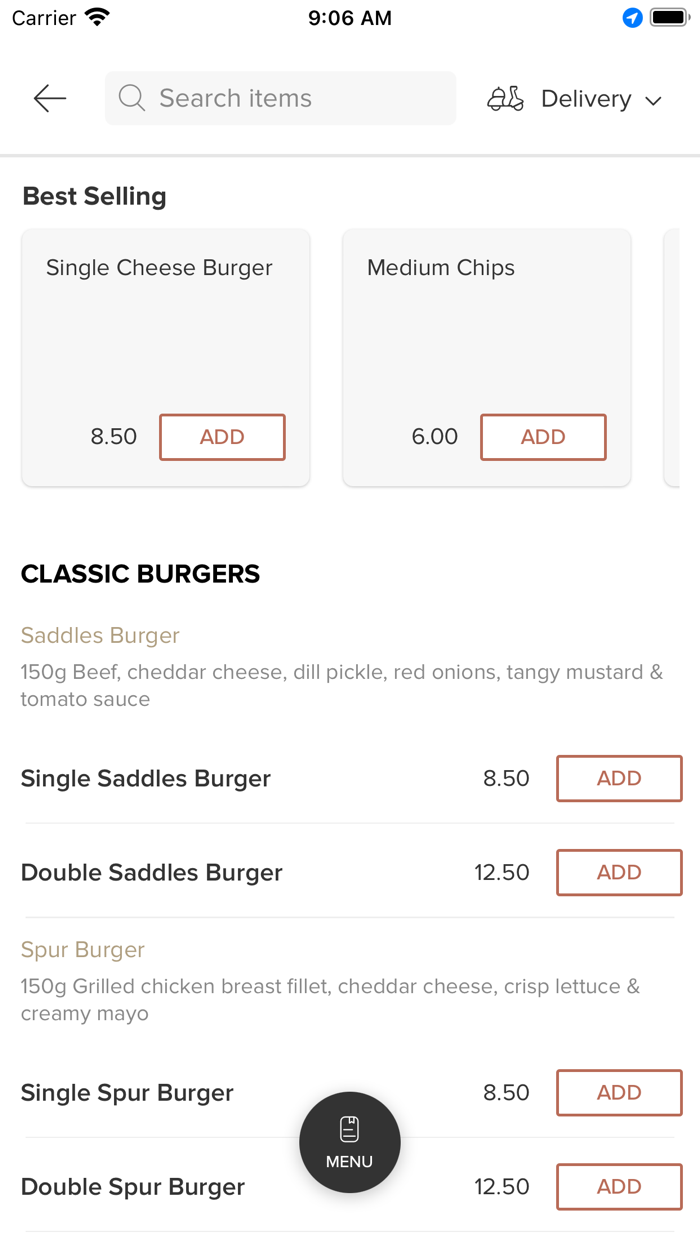 Saddles Burger Ranch