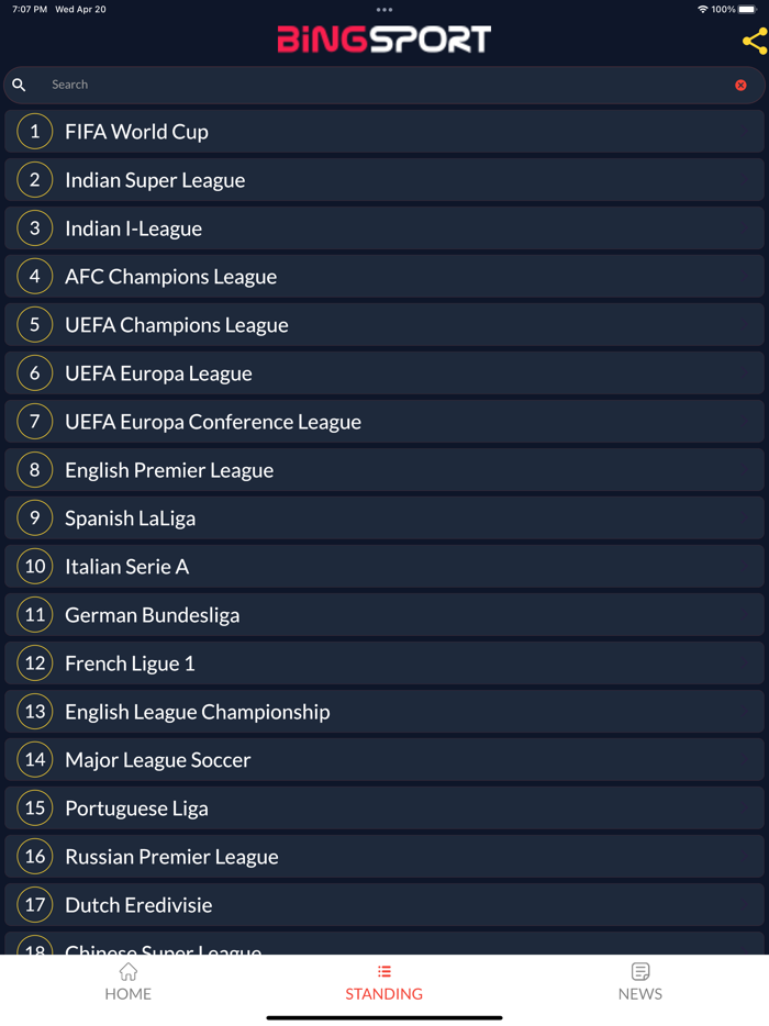 Bingsport - Sports Live