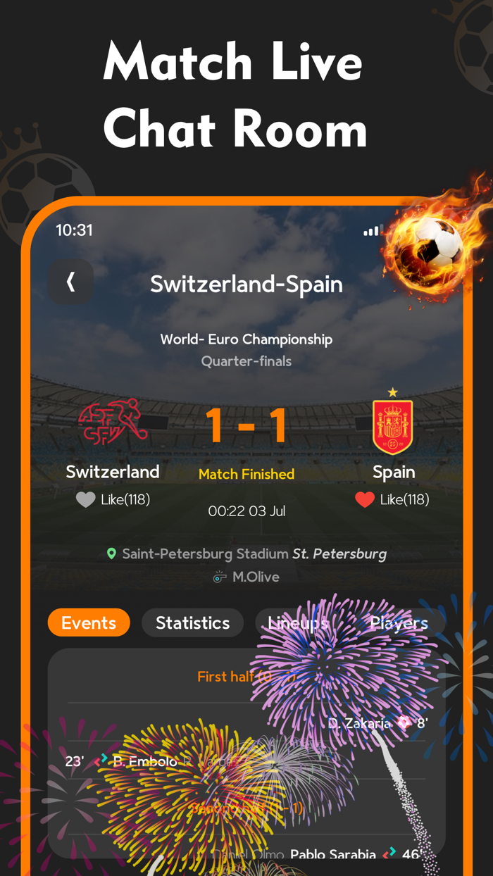 Live Scores  Goals F-Hub