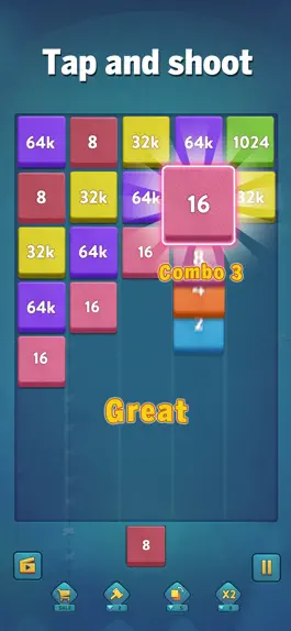 Game screenshot X2 Block: Merge 2048 Puzzle mod apk