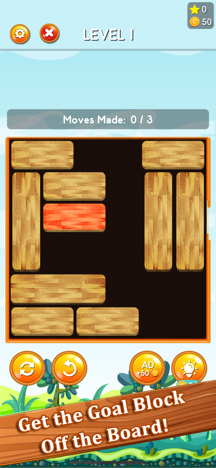 Move Block Unblock SlidePuzzle