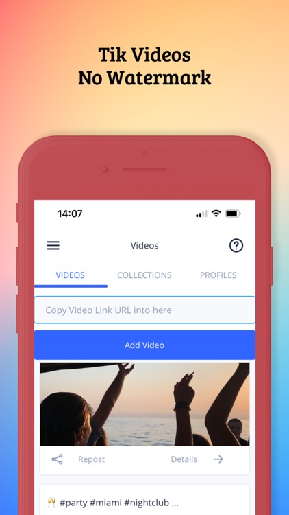 Tik Tool+: Repost Video Saver