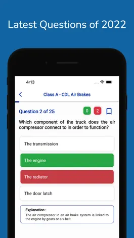 Game screenshot North Dakota CDL Permit Test mod apk