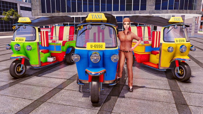 Tuk Tuk Rickshaw Driving Games