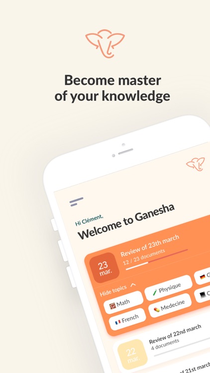 Ganesha — Fast learning