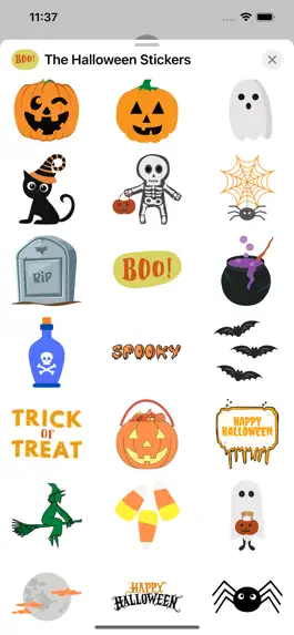 Game screenshot The Halloween Stickers mod apk
