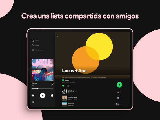 Spotify - Música y podcasts iPad Capturas de pantalla
