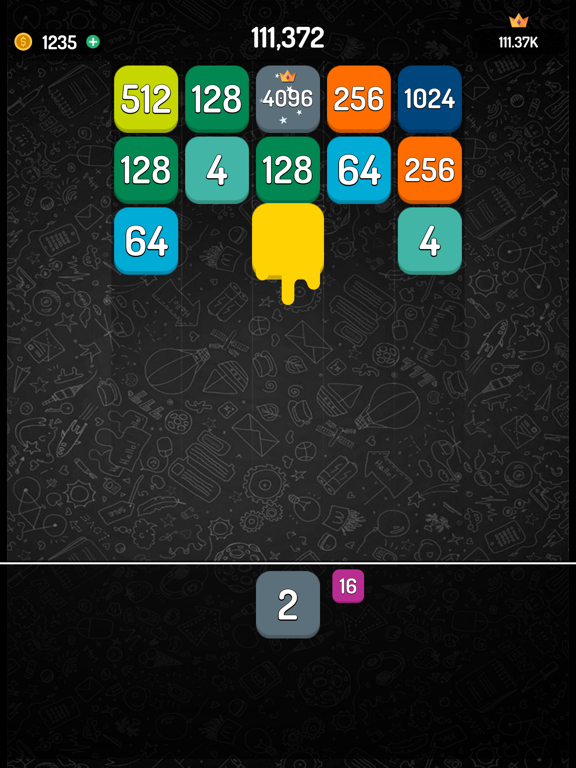 X2048 Merge : Number puzzle screenshot 2