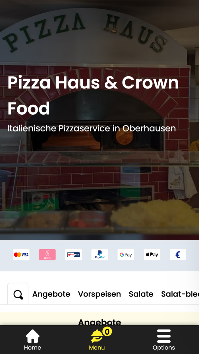 Pizza Haus  Crown Food