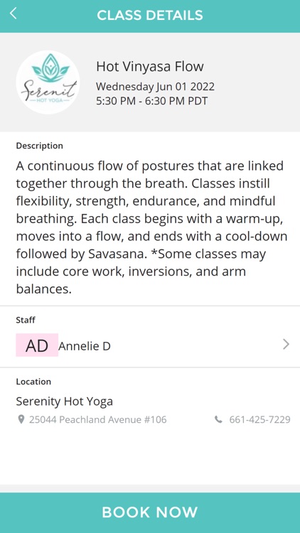 Serenity Hot Yoga screenshot-3