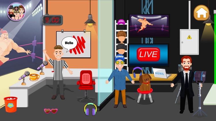 Pretend Wrestling Fight Game