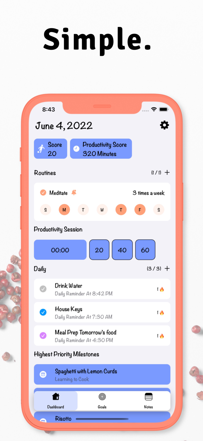 RSLTN Goal  Habit Tracker