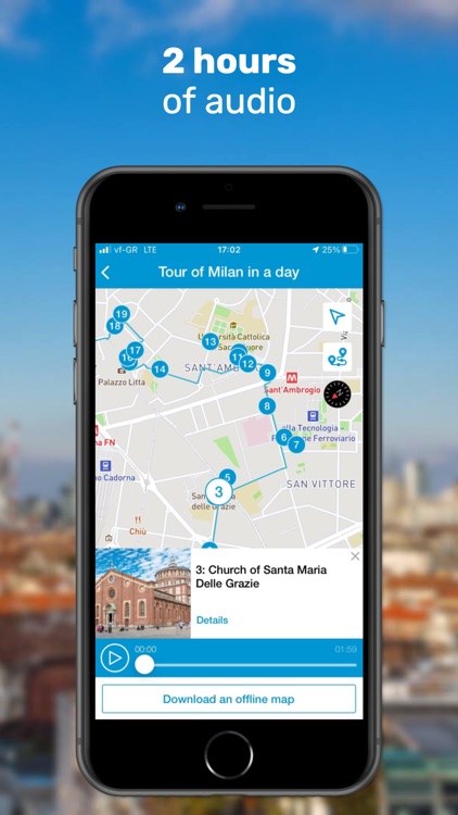 Milan Audio Guide Offline Map screenshot-3