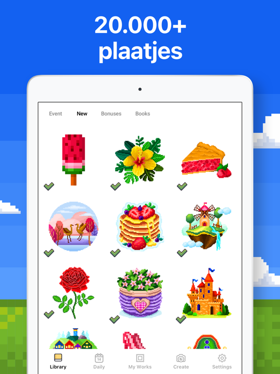 Pixel Art - Kleuren op nummer iPad app afbeelding 3