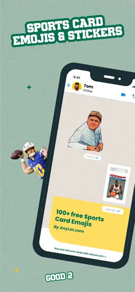 Game screenshot Sports Card Emojis & Stickers mod apk