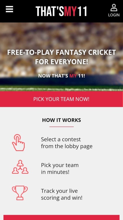 ThatsMy11 Fantasy Cricket