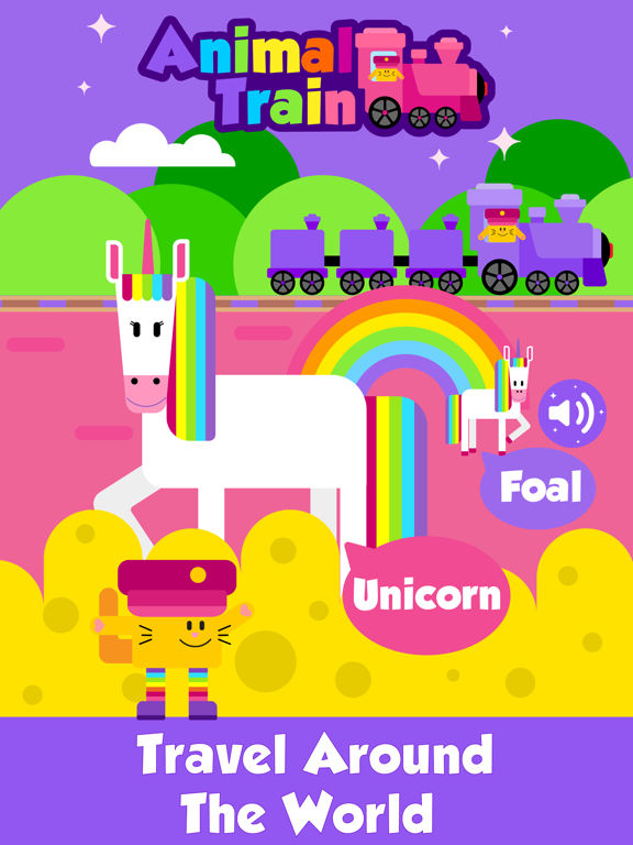 Animal Train - Learning Game screenshot 3