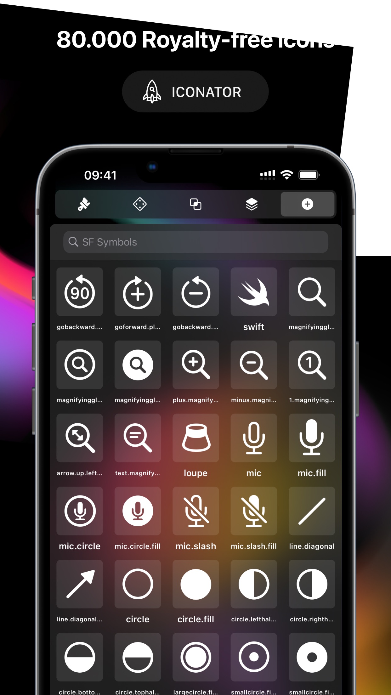 Screenshot do app Vectornator: Design Software
