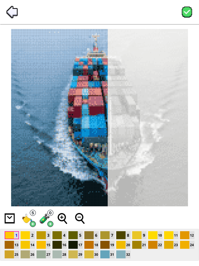 Cross Stitch Color by Number