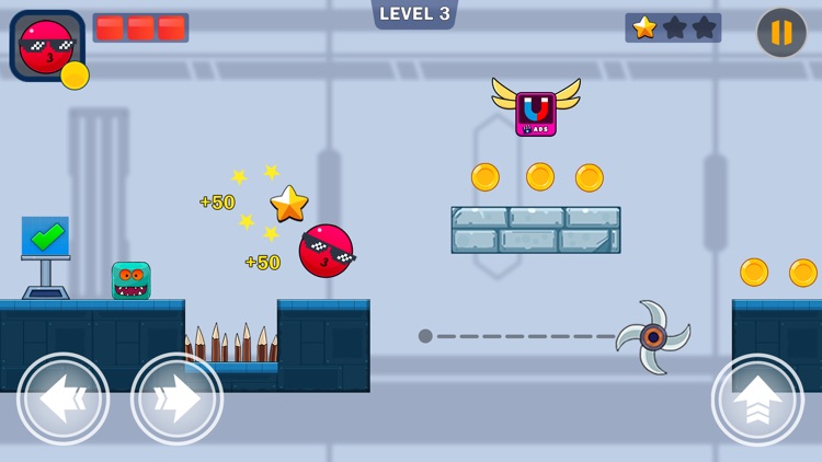 Red Ball & Stick Hero screenshot-3