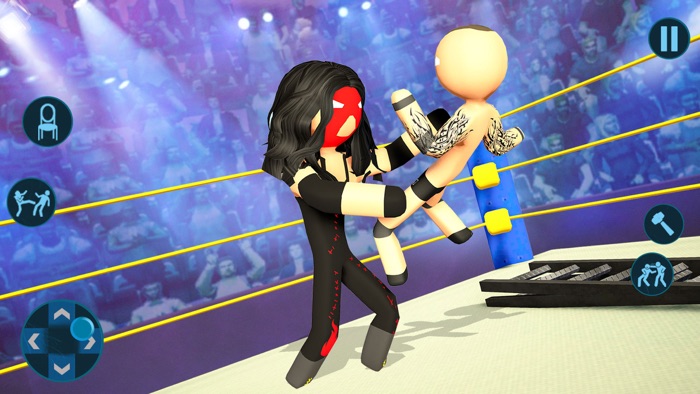Stickman Wrestling Fighting 3d