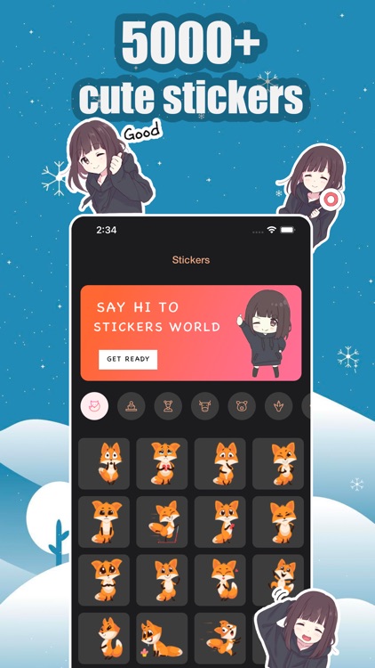 Bemoji keyboard-Themes,Fonts