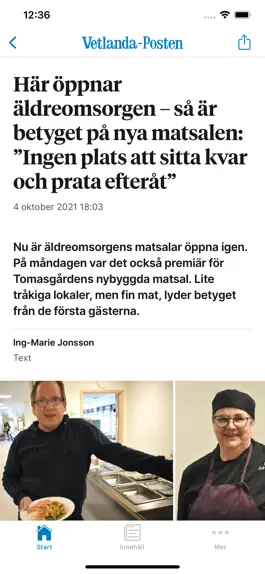 Game screenshot Vetlanda-Posten Nyhetsapp apk