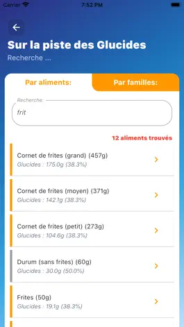 Game screenshot Sur la piste des Glucides apk