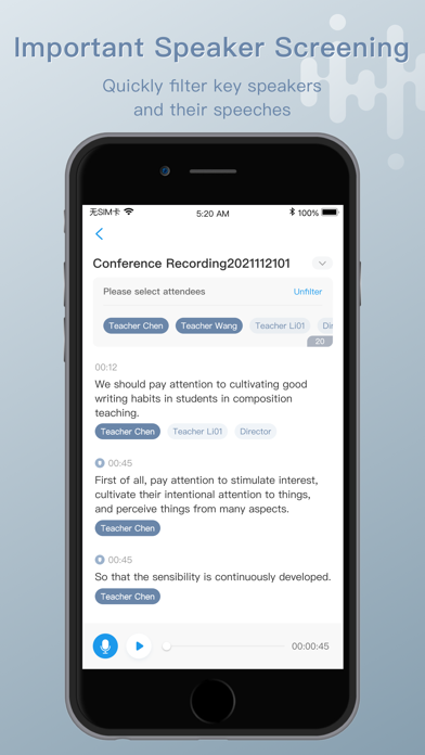 Rmeeting- Voice to text App screenshot 4