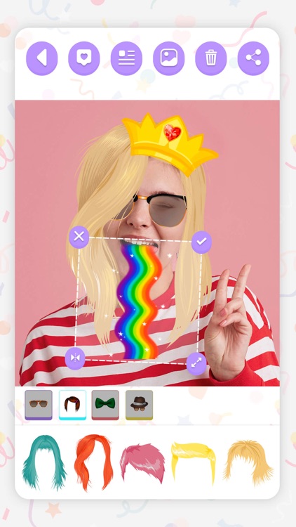 Face Stickers Selfie Camera screenshot-4