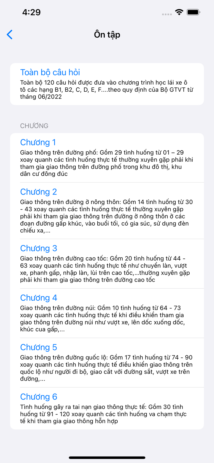 120 - Câu Hỏi Mô Phỏng GPLX