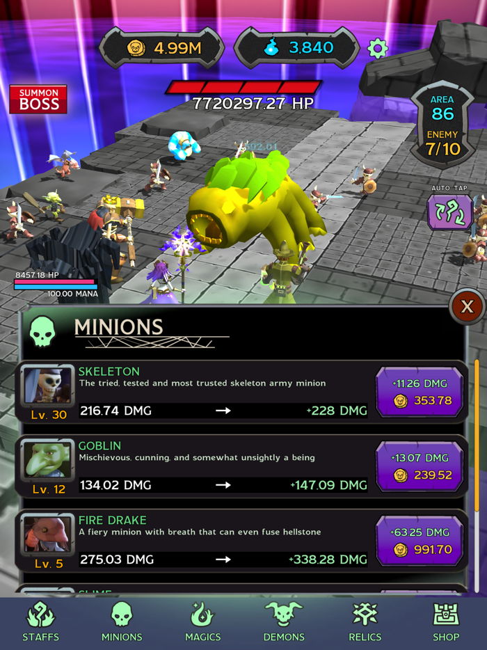 Tap Dungeon Necromancer