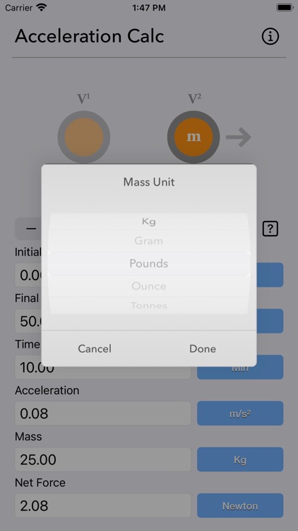 Acceleration Calculator Plus