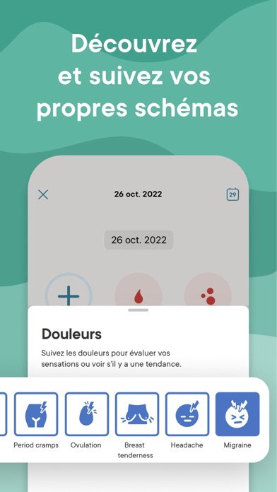 Clue calendrier des règles Clue calendrier des règles