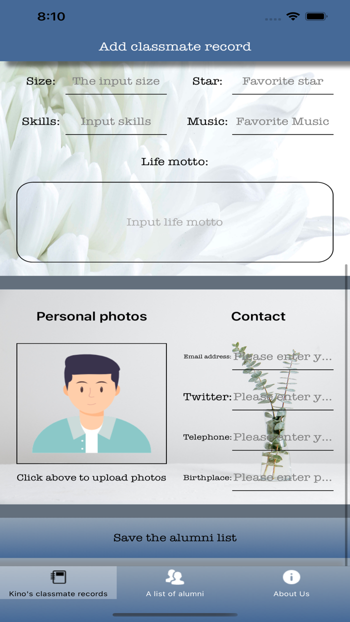 Kinos classmate records