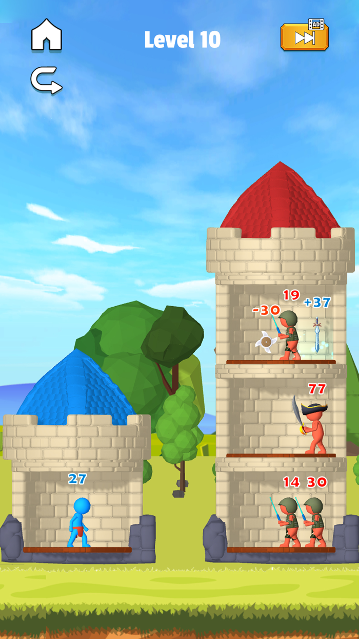Stick Hero Mighty Tower 3D