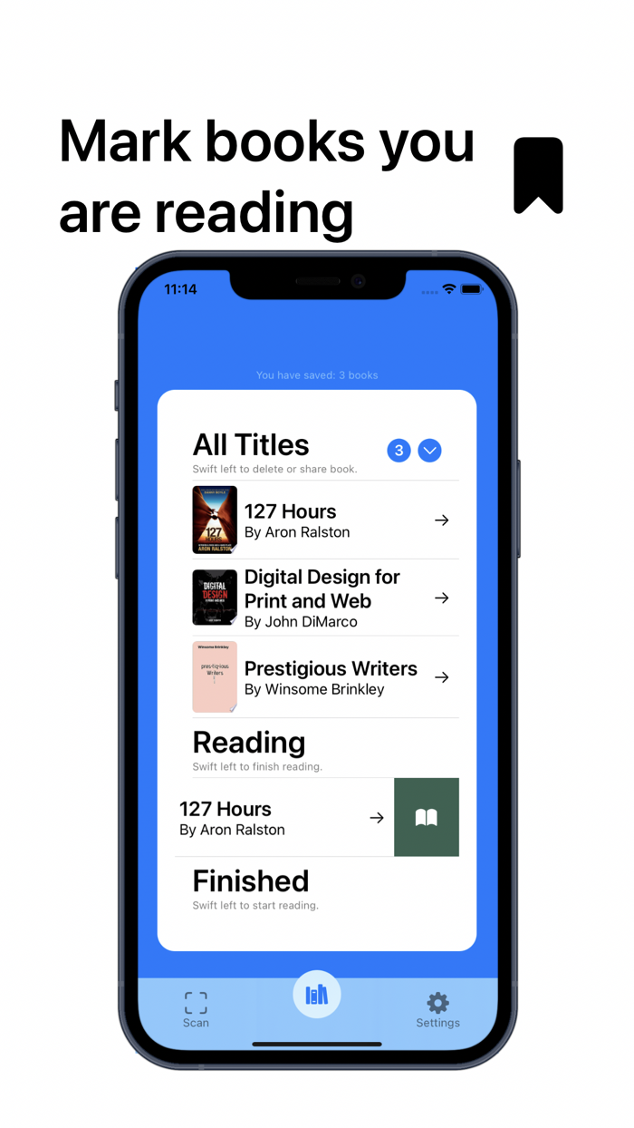 Bookshlf Scan to save books
