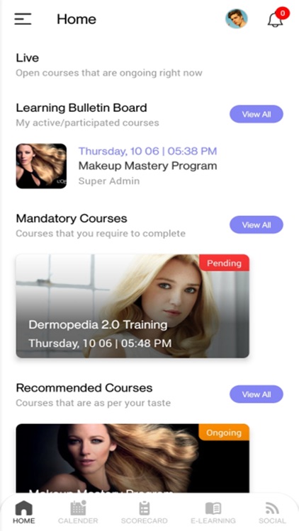 Loreal Learning App