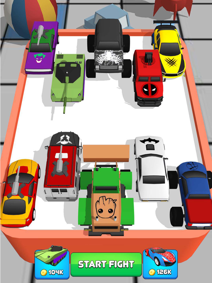 Superhero Car Merge Master