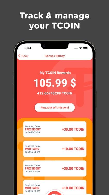 TCOIN: Get your Crypto Rewards