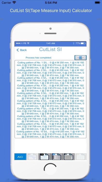 CutList SI Tape Calculator screenshot-9