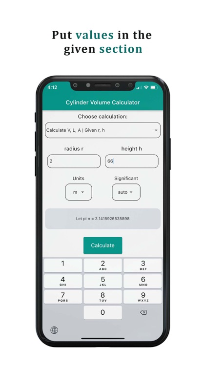 Volume Calculator Cylindrical