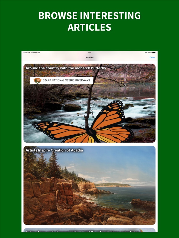 Park’d National Parks Tracker
